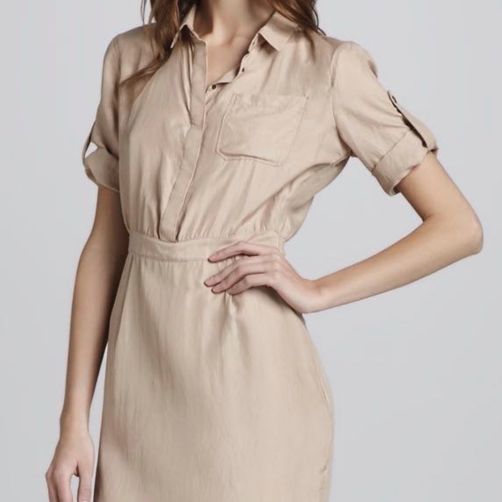 Burberry Silk Fernanda Shirtdress in Size 4